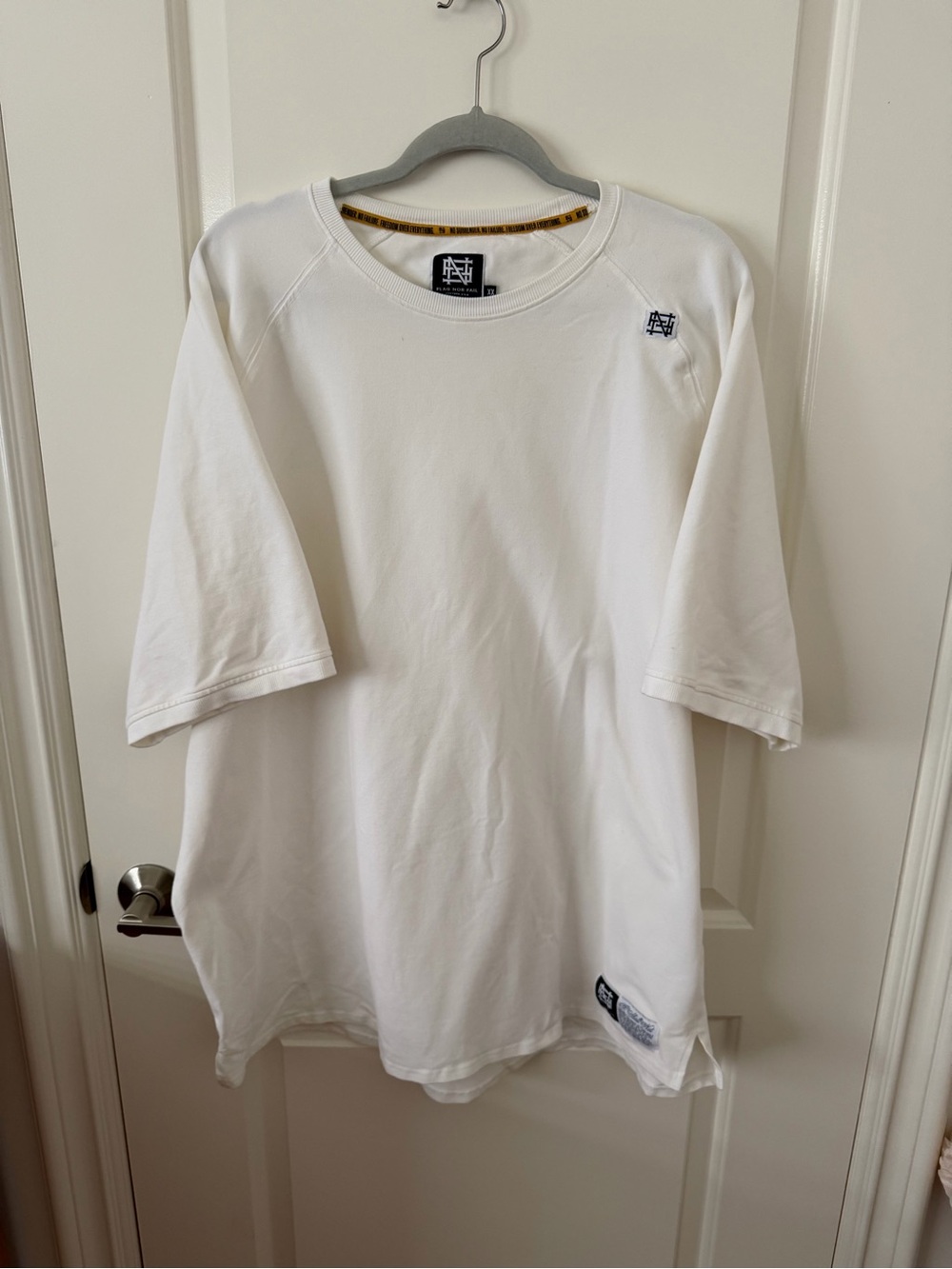 flag nor fail White Short-Sleeve Crewneck Tee